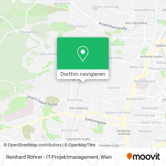 Reinhard Röhrer - IT-Projektmanagement Karte