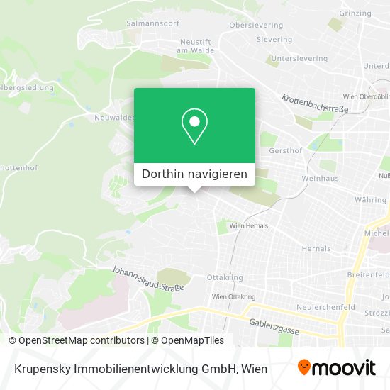 Krupensky Immobilienentwicklung GmbH Karte