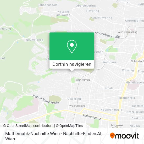 Mathematik-Nachhilfe Wien - Nachhilfe-Finden.At Karte