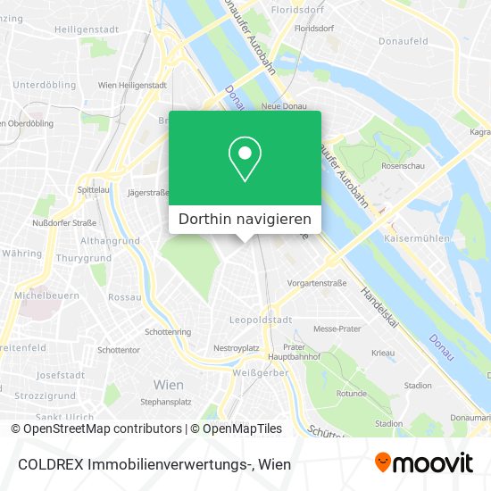 COLDREX Immobilienverwertungs- Karte