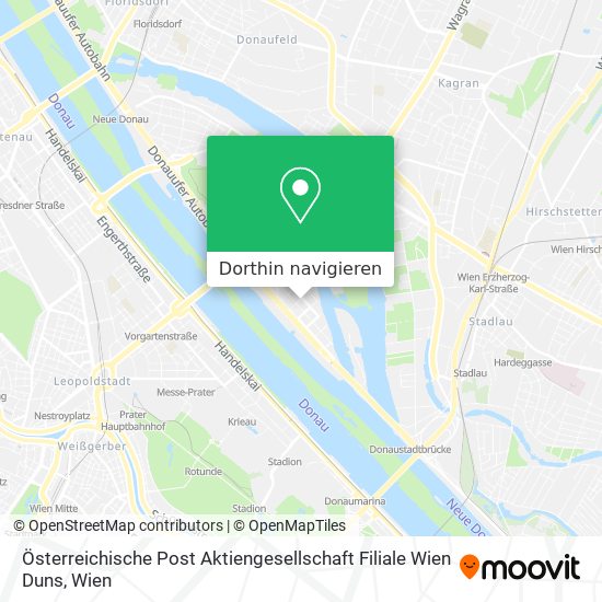 Österreichische Post Aktiengesellschaft Filiale Wien Duns Karte