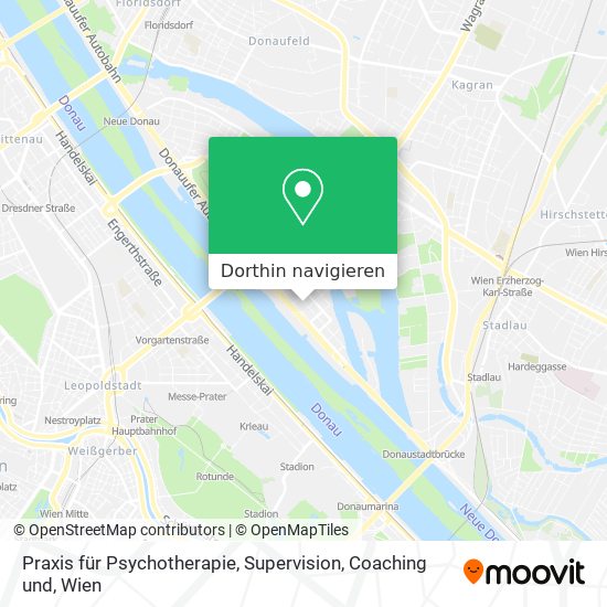 Praxis für Psychotherapie, Supervision, Coaching und Karte