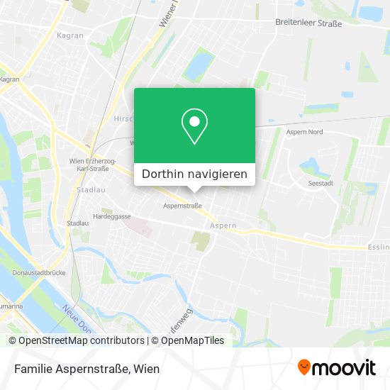 Familie Aspernstraße Karte