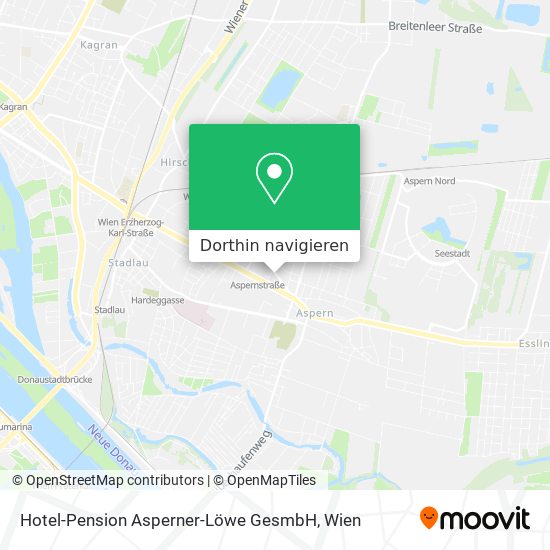 Hotel-Pension Asperner-Löwe GesmbH Karte