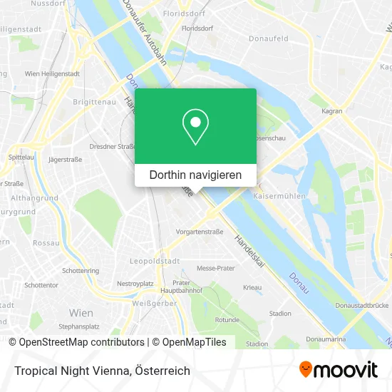 Tropical Night Vienna Karte