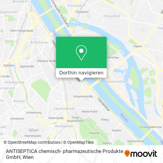ANTISEPTICA chemisch- pharmazeutische Produkte GmbH Karte