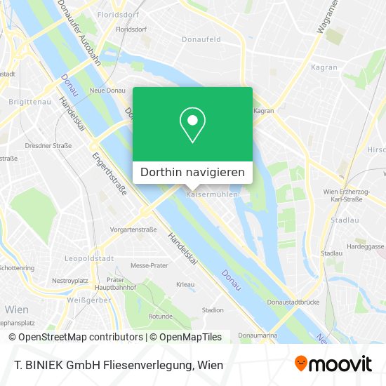T. BINIEK GmbH Fliesenverlegung Karte