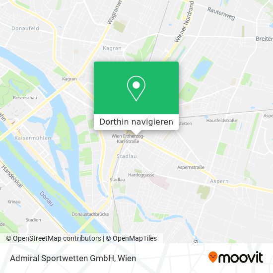 Admiral Sportwetten GmbH Karte