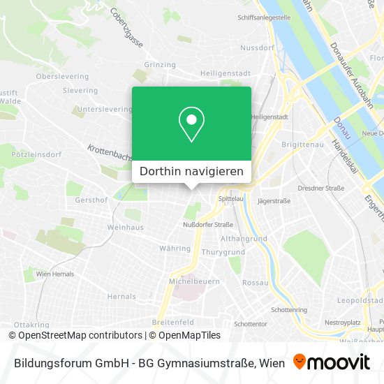 Bildungsforum GmbH - BG Gymnasiumstraße Karte