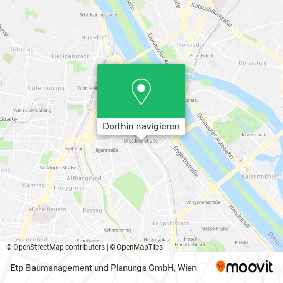 Etp Baumanagement und Planungs GmbH Karte