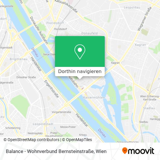 Balance - Wohnverbund Bernsteinstraße Karte