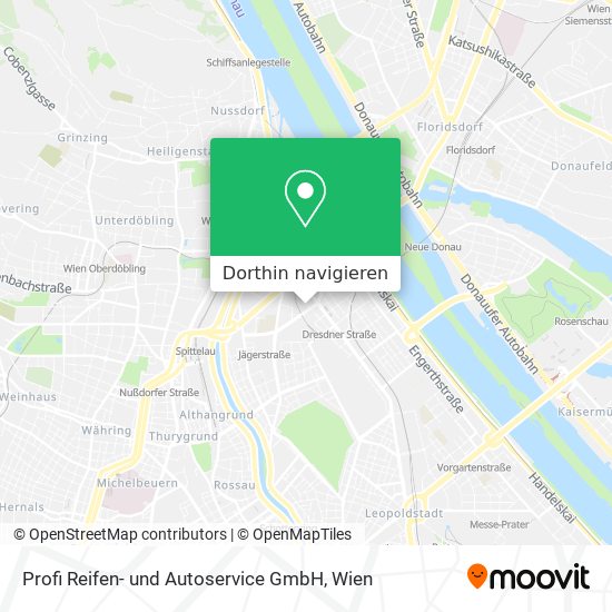 Profi Reifen- und Autoservice GmbH Karte