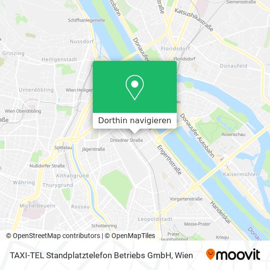 TAXI-TEL Standplatztelefon Betriebs GmbH Karte