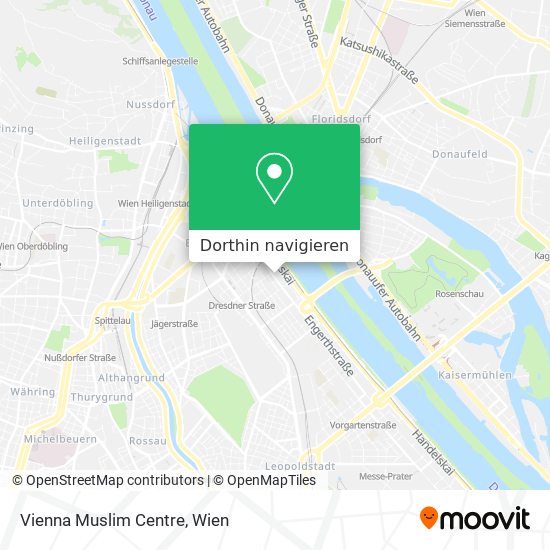 Vienna Muslim Centre Karte