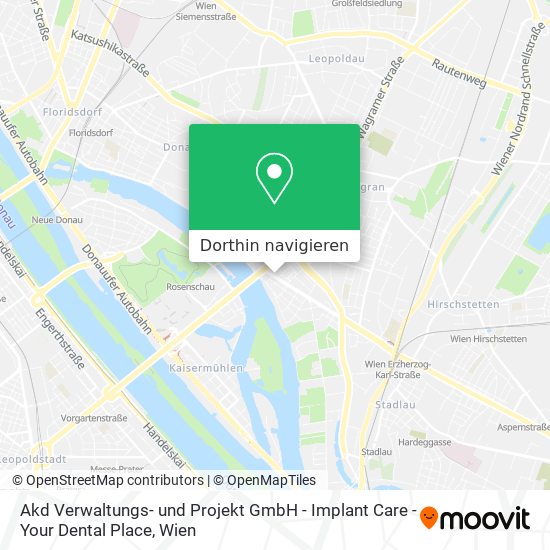 Akd Verwaltungs- und Projekt GmbH - Implant Care - Your Dental Place Karte