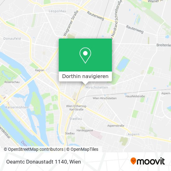 Oeamtc Donaustadt 1140 Karte