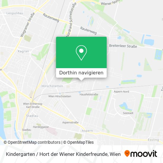 Kindergarten / Hort der Wiener Kinderfreunde Karte