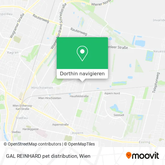 GAL REINHARD pet distribution Karte