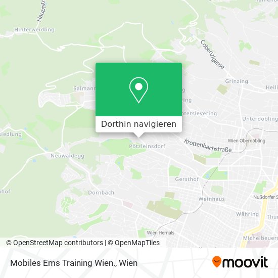 Mobiles Ems Training Wien. Karte