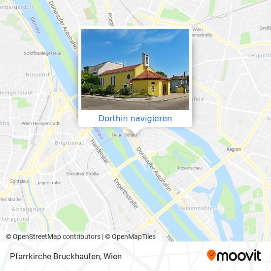 Pfarrkirche Bruckhaufen Karte