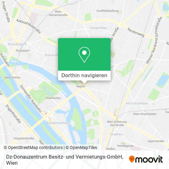 Dz-Donauzentrum Besitz- und Vermietungs-GmbH Karte