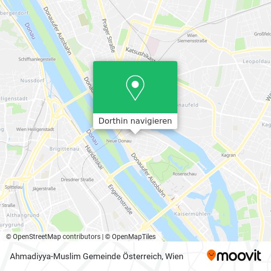 Ahmadiyya-Muslim Gemeinde Österreich Karte