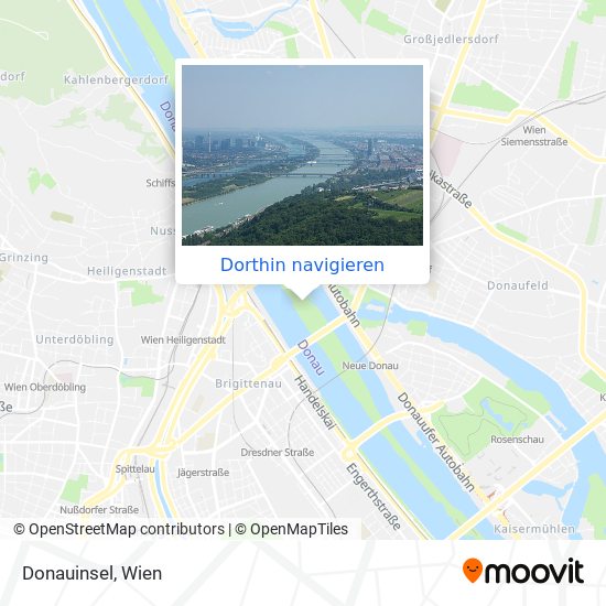 Donauinsel Karte
