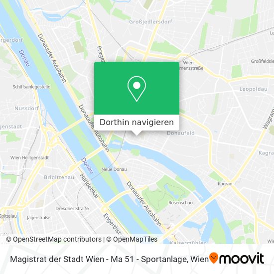 Magistrat der Stadt Wien - Ma 51 - Sportanlage Karte