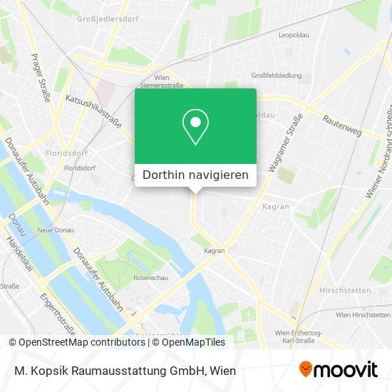 M. Kopsik Raumausstattung GmbH Karte