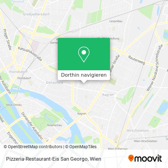 Pizzeria-Restaurant-Eis San Georgo Karte