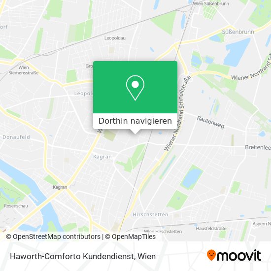 Haworth-Comforto Kundendienst Karte