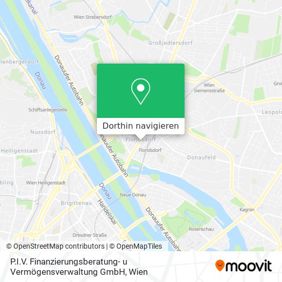 P.I.V. Finanzierungsberatung- u Vermögensverwaltung GmbH Karte