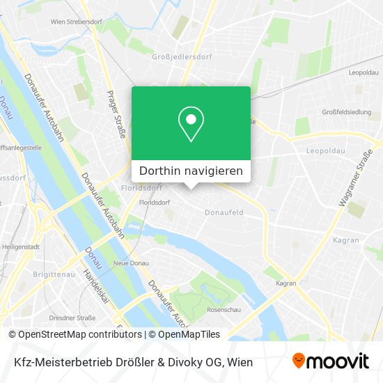 Kfz-Meisterbetrieb Drößler & Divoky OG Karte