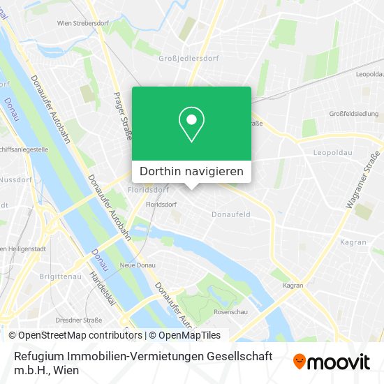Refugium Immobilien-Vermietungen Gesellschaft m.b.H. Karte