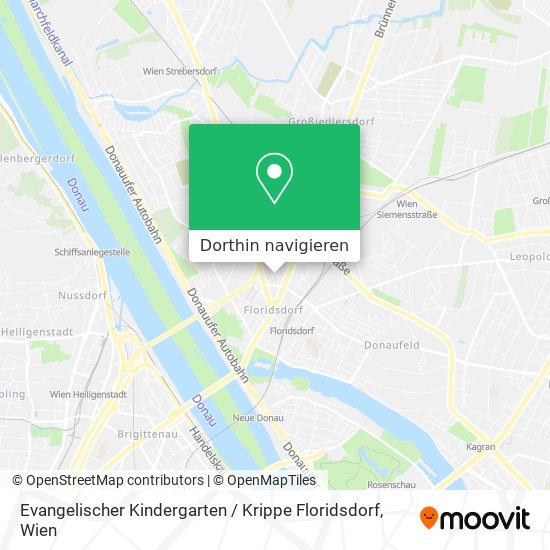Evangelischer Kindergarten / Krippe Floridsdorf Karte