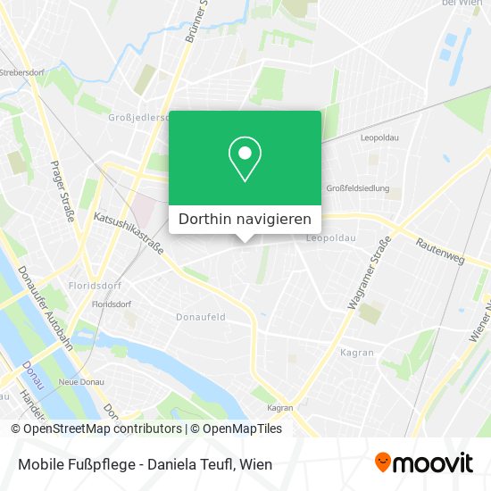 Mobile Fußpflege - Daniela Teufl Karte