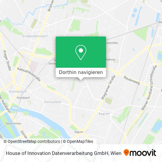 House of Innovation Datenverarbeitung GmbH Karte