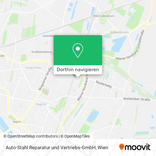 Auto-Stahl Reparatur und Vertriebs-GmbH Karte