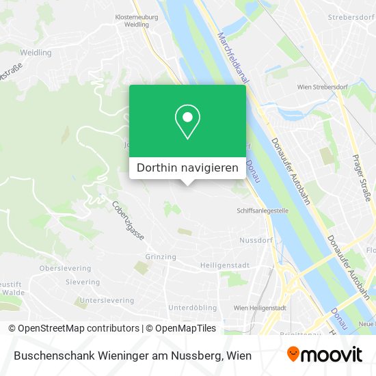 Buschenschank Wieninger am Nussberg Karte