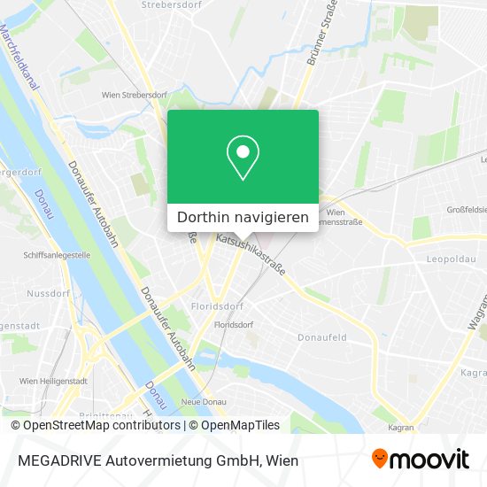 MEGADRIVE Autovermietung GmbH Karte