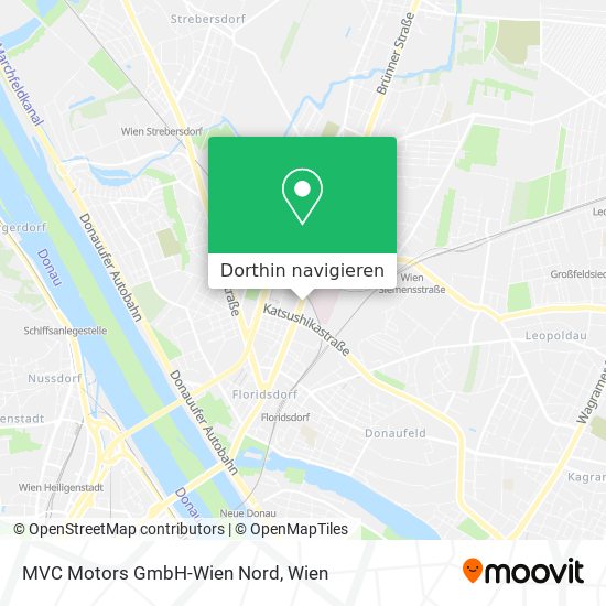 MVC Motors GmbH-Wien Nord Karte