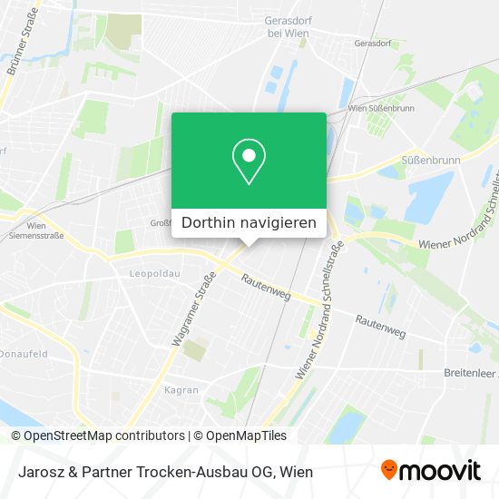 Jarosz & Partner Trocken-Ausbau OG Karte
