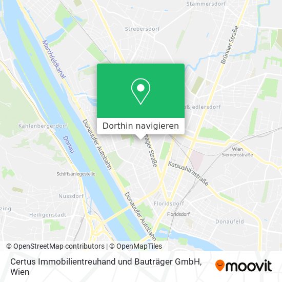 Certus Immobilientreuhand und Bauträger GmbH Karte