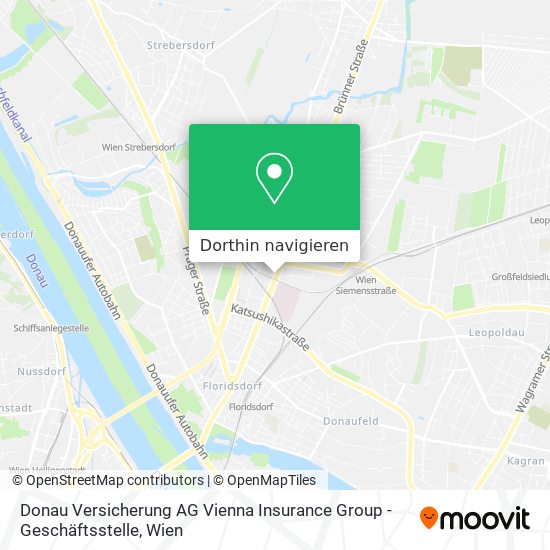 Donau Versicherung AG Vienna Insurance Group - Geschäftsstelle Karte