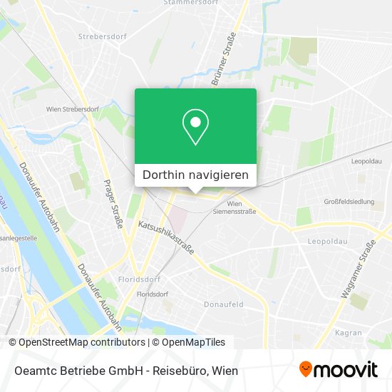 Oeamtc Betriebe GmbH - Reisebüro Karte