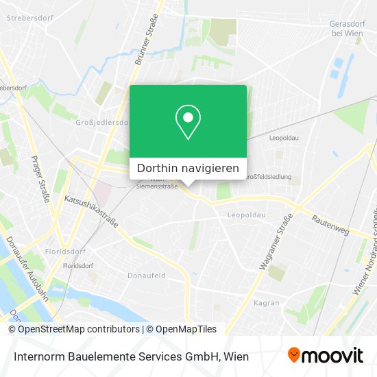 Internorm Bauelemente Services GmbH Karte