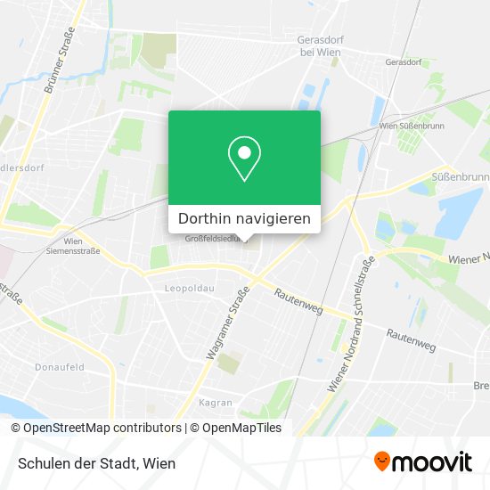 Schulen der Stadt Karte