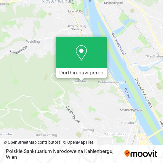 Polskie Sanktuarium Narodowe na Kahlenbergu Karte