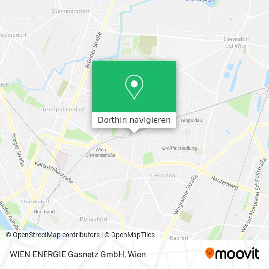 WIEN ENERGIE Gasnetz GmbH Karte