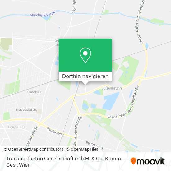 Transportbeton Gesellschaft m.b.H. & Co. Komm. Ges. Karte